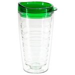Reef 16 oz Tritan Tumbler with Translucent Lid - Clear Green