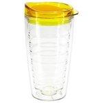 Reef 16 oz Tritan Tumbler with Translucent Lid - Clear Red
