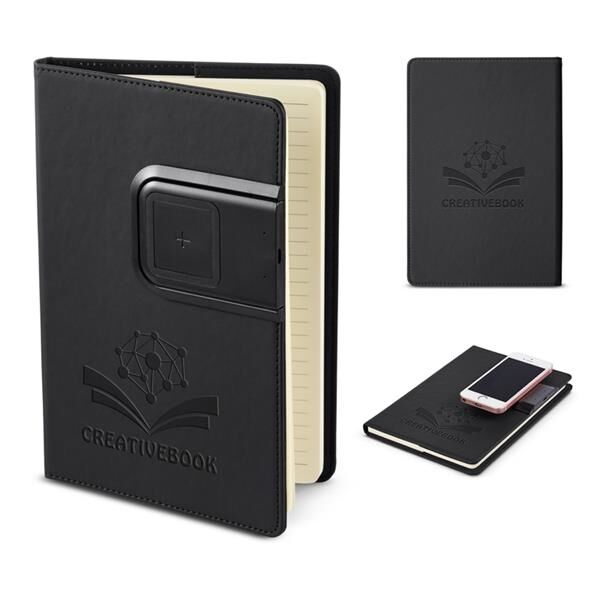 Main Product Image for Refillable Journal with Wireless Charging Panel
