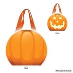 Reflective Halloween Pumpkin Tote Bag -  