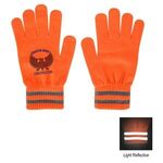 Reflective Safety Gloves - Neon Orange