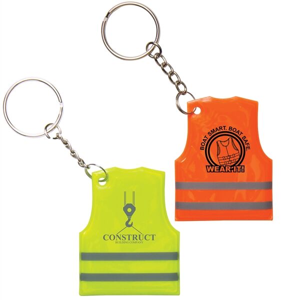 Main Product Image for Reflective Safety Vest Keytag