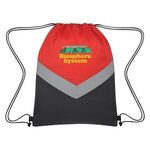 Reflective Stripe Drawstring Sports Pack -  