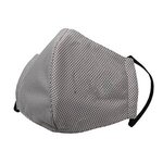 Refresh Microfiber Cooling Mask with Travel Pouch - Medium Gray