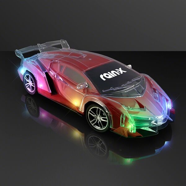 Main Product Image for Custom Printed Remote Control Race Car, Light Up Toys
