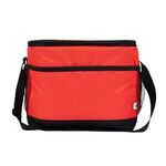 Repreve® RPET Cooler Lunch Bag - Black with Red