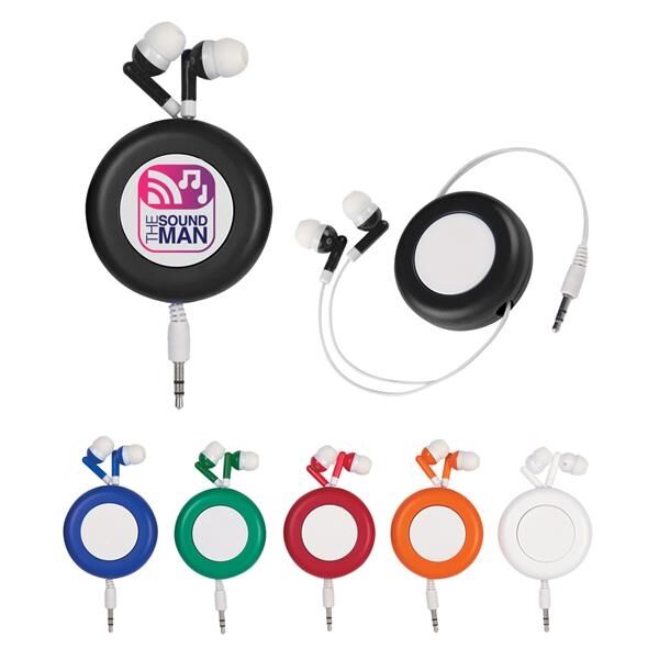 Main Product Image for Retro Retractable Earbuds