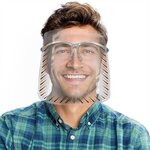 Reusable 7.5" Face Shield - Clear