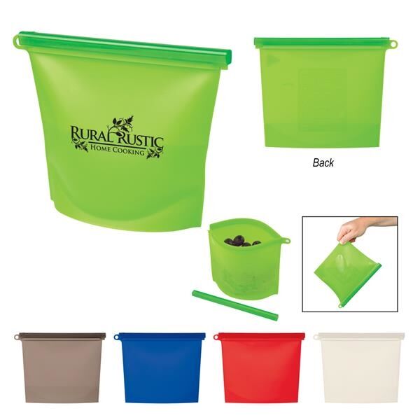 Main Product Image for Reusable Food Bag With Plastic Slider