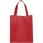 Reusable Grocery Tote Bags - Full Color - Burgundy
