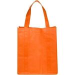 Reusable Grocery Tote Bags - Full Color - Orange