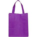 Reusable Grocery Tote Bags - Full Color - Purple