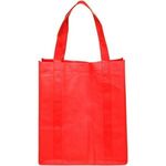 Reusable Grocery Tote Bags - Full Color - Red