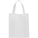 Reusable Grocery Tote Bags - White