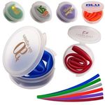 Buy Imprinted Reusable Silicone Drinking Straw In Case
