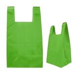 Reusable T-Shirt Style Non-Woven Tote Bag - Lime