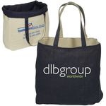 REVERSIBLE JUTE/COTTON TOTE