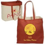 REVERSIBLE JUTE/COTTON TOTE