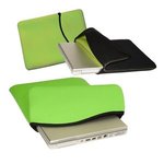Reversible Laptop Sleeve - Neoprene - Lime Green