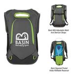 Revive Hydration Backpack - Silver With Lime