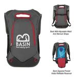 Revive Hydration Backpack - Silver With Red