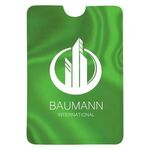 RFID Data Blocking Phone Card Sleeve - Green