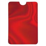 RFID Data Blocking Phone Card Sleeve - Red