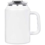 Rhino Mug & Straw Lid with Locking Flip Closure 50oz. - Bright White