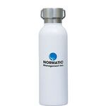 Ria 28 oz. Single Wall Stainless Steel Bottle - White