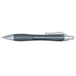 Rio Gel Pen With Contoured Rubber Grip - Metallic Charcoal