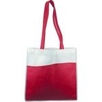 River Tote Bag with Front Pocket - Red