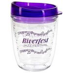 Riverside 12 oz Tritan™ Tumbler with Translucent Lid - Clear Purple