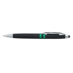 Riviera Stylus Pen - Black With Green