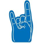 Rock On/Horn Hand - Blue