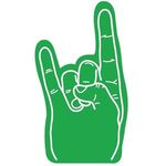 Rock On/Horn Hand - Green