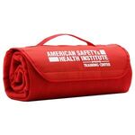 Roll Up Fleece Blanket - Red