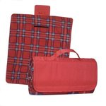 Roll-Up Picnic Blanket - Red Flapblkred Blanket