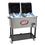 Rolling Vending Cart Cooler -  
