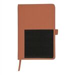 Roma Journal with Multi-Use Elastic Pocket - Tan