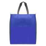 Rome - Non-Woven Tote Bag with 210D Pocket - Full Color - Blue