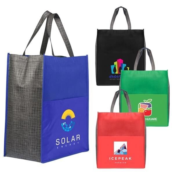 Main Product Image for Rome - Non-Woven Tote Bag with 210D Pocket - Full Color