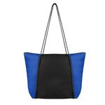 Rope Tote Bag With 100% Rpet Material - Royal Blue With Black