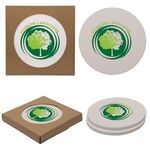 Buy Round Absorbent Stone Coaster Duo