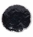 Round Aqua Pearls Hot and Cold Pack - Black