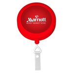 Round Badge Reel - Red