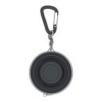 Round Carabiner Tape Measure - Dark Black