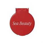 Round Compact Mirror - Red