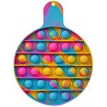 Round Fiddle Popper Silicone Sensory Toy -  