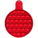 Round Fiddle Popper Silicone Sensory Toy -  