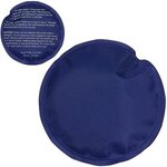 Round Nylon-Covered Hot/Cold Pack - Navy